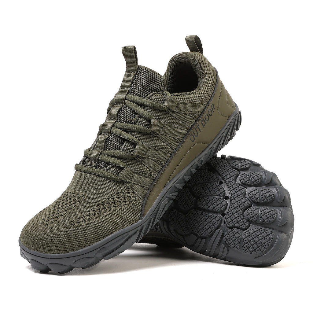 Five-Finger Wide-Toe Hiking Shoes Hiking Shoes Flying Woven Shoes Casual Sports Men's Shoes Non-Slip Walking Shoes Cycling Shoes Outdoor Shoes